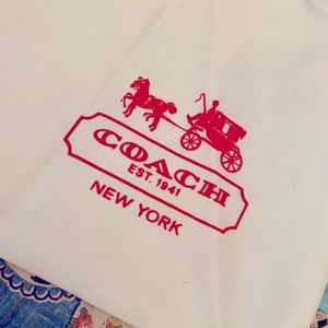 Authentic Coach Purse Duster Bag